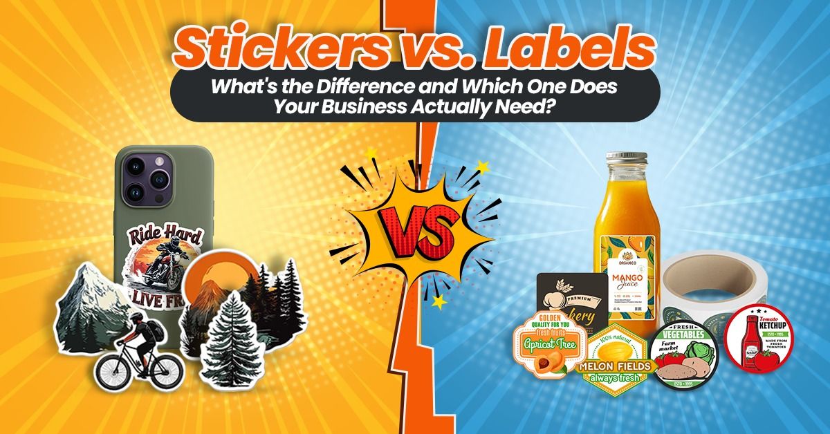 Stickers vs. Labels: What's the Difference ? – StickerJet
