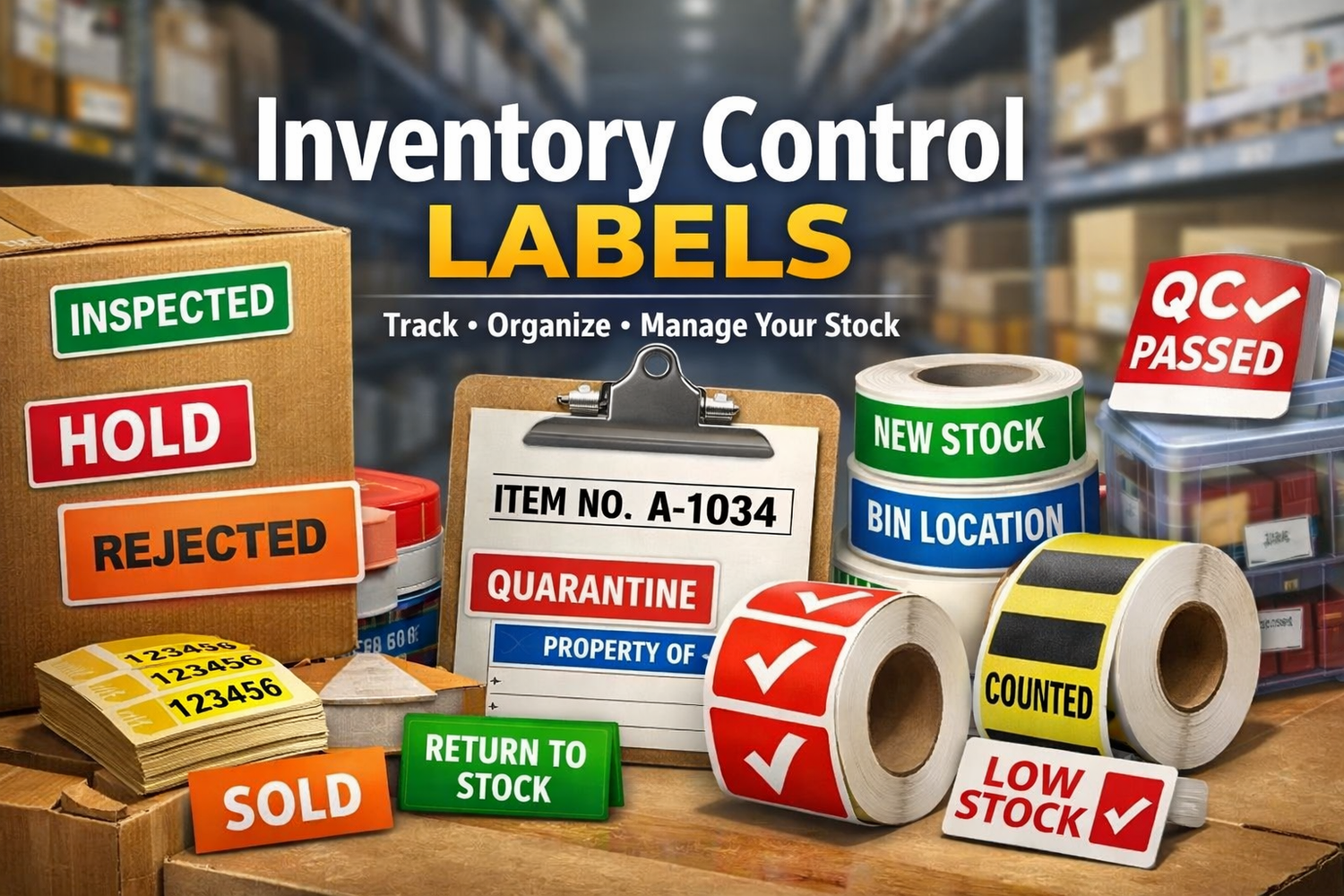 Inventory Control Labels