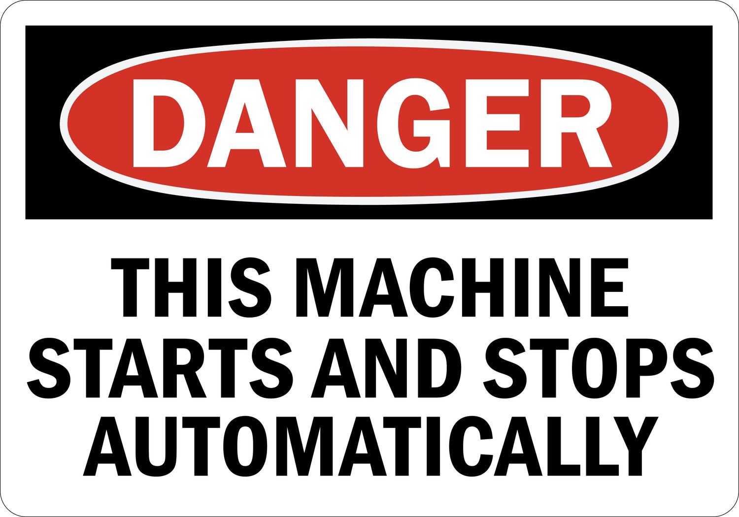 Machine Safety Signs
