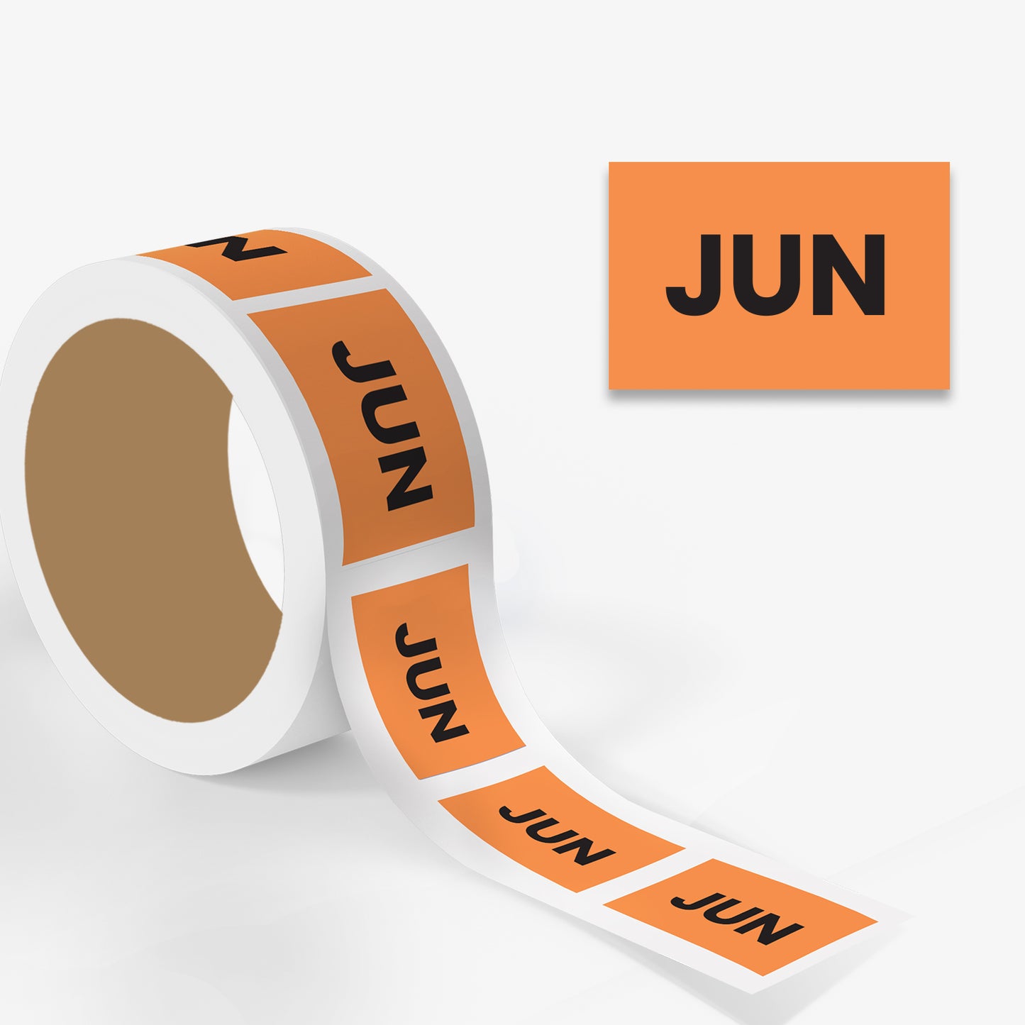 June (Rectangle) - Month Lables Roll - 2"x3" / 3"x5"