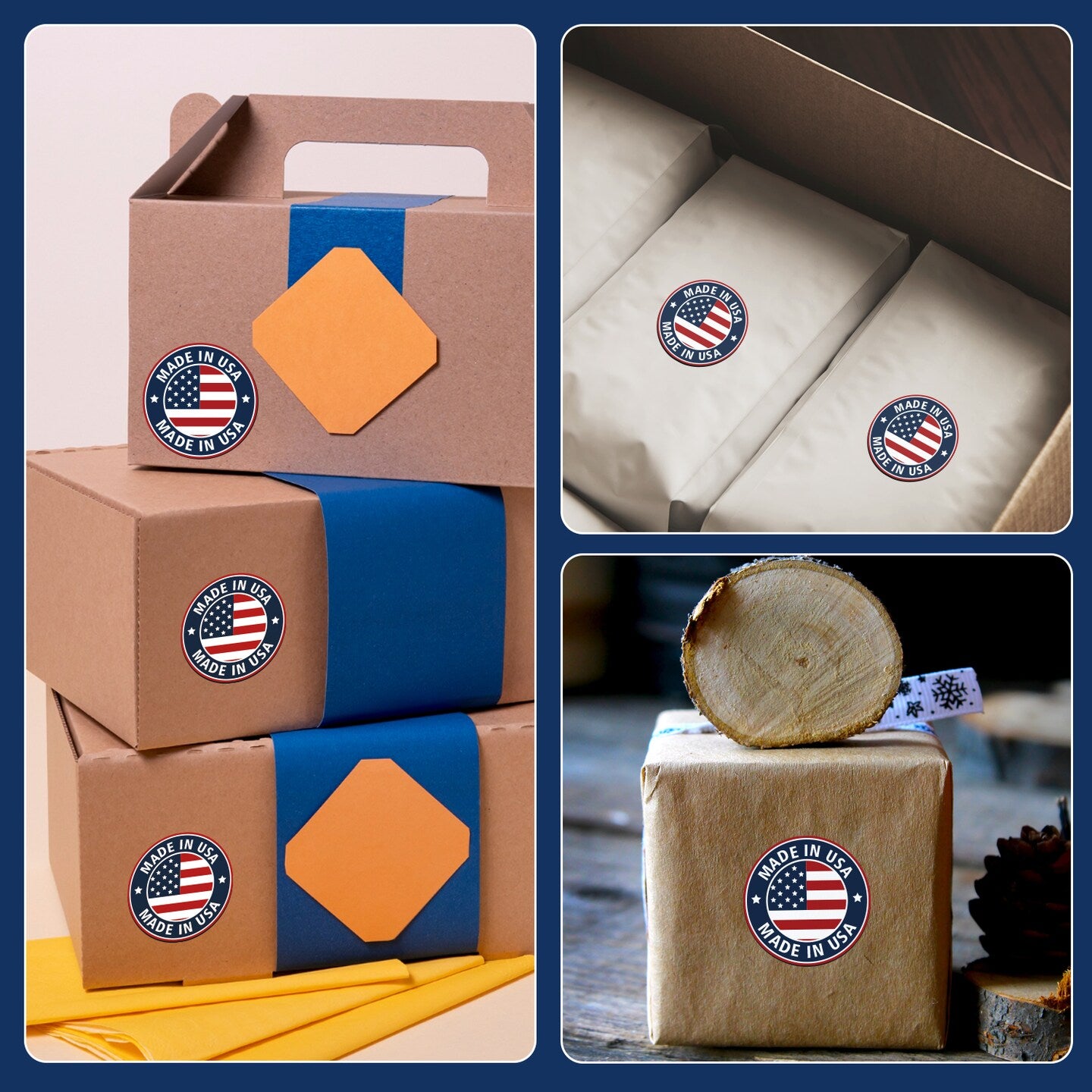 Made In USA - Roll / Sheet - 1"x1" / 2"x2" / 3"x3" / 4"x4"