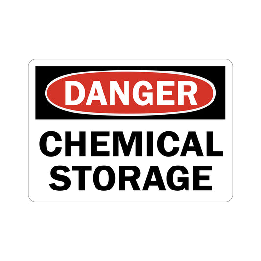 OSHA Danger: Chemical Storage (Glow)