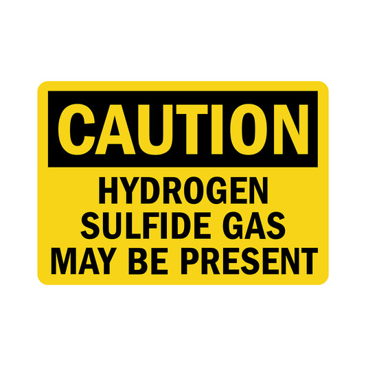 OSHA Caution: Hydrogen Sulfide Gas May Be Present
