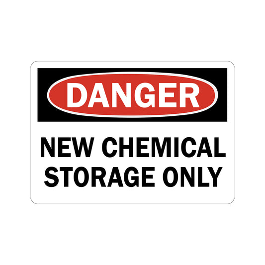 OSHA Danger: New Chemical Storage only