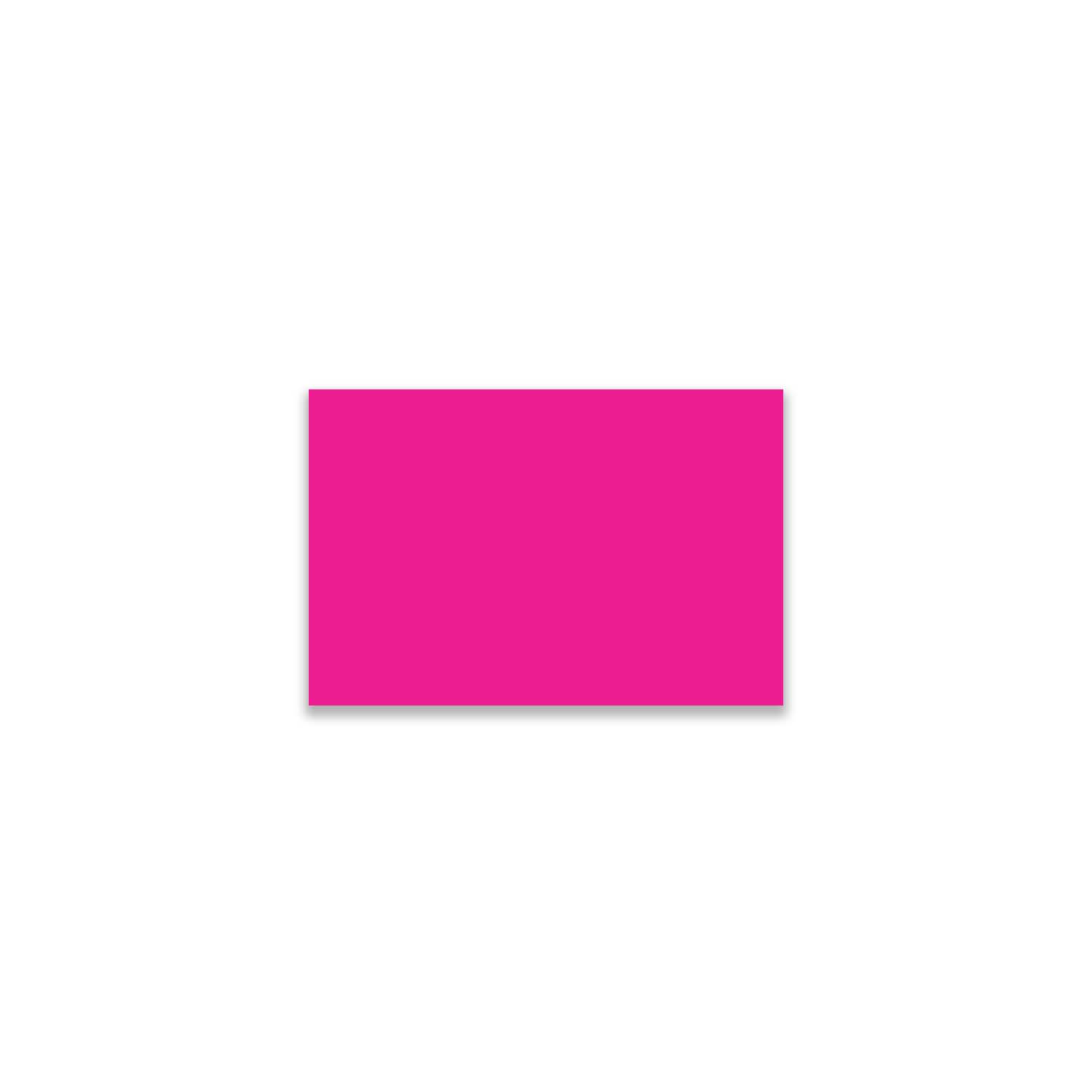 Fluorescent Pink Color Code Rectangle Labels