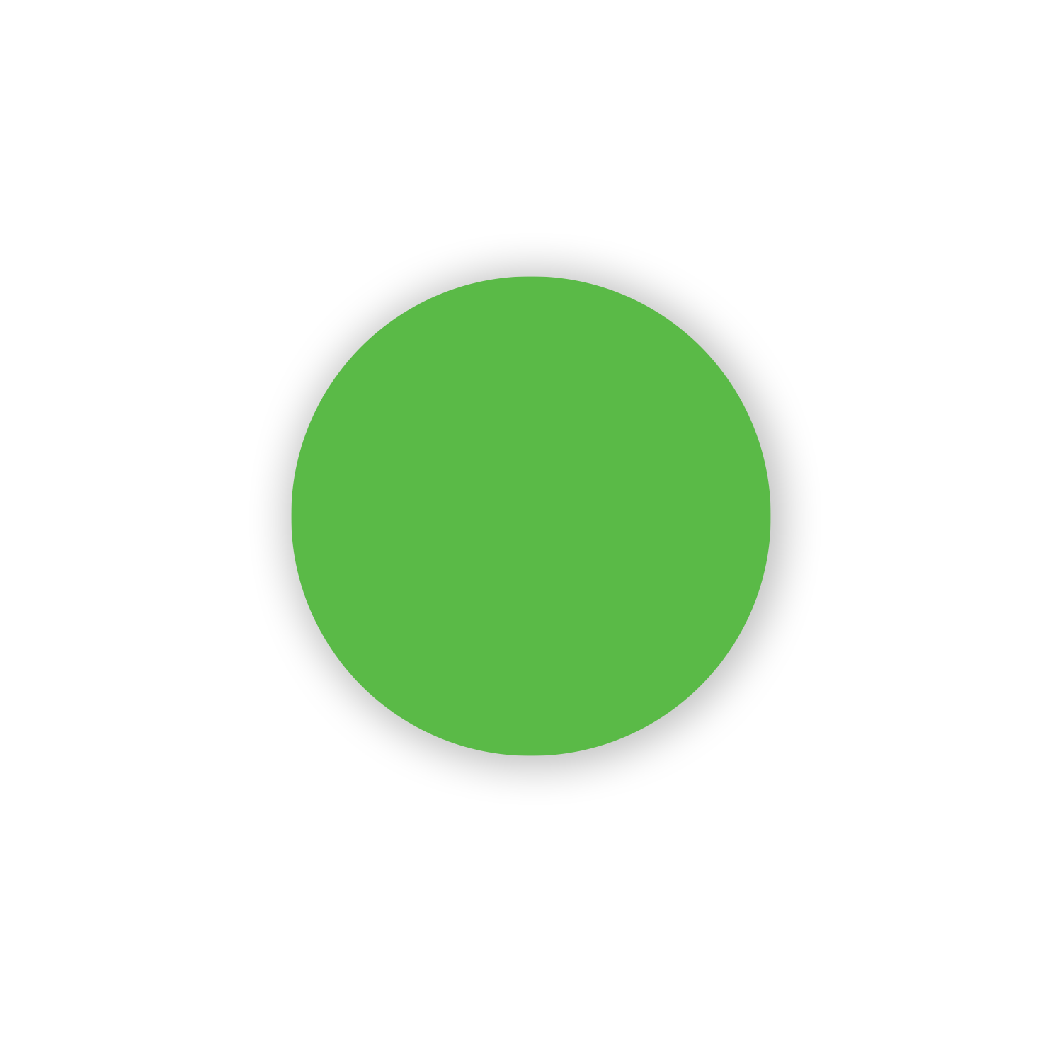 Fluorescent Green Dot Labels