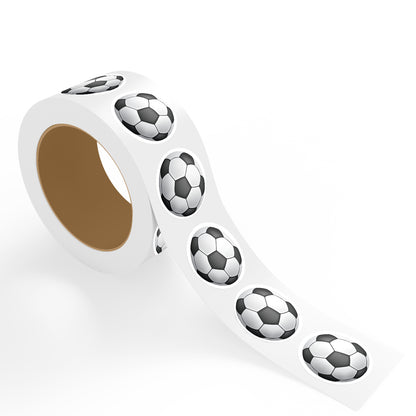 Soccer Ball - 500 Labels/Roll - 2"x2"