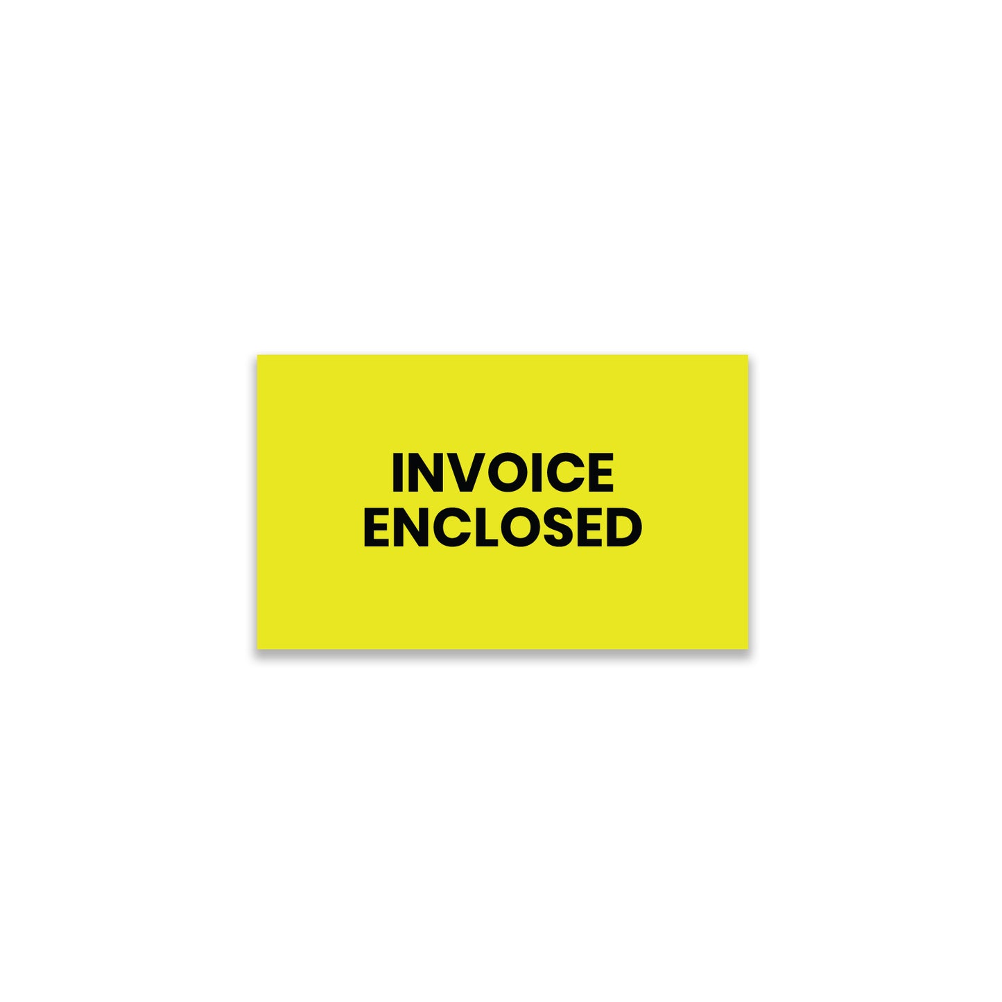 Invoice Enclosed - Enclosed Labels Roll - 3"x5"