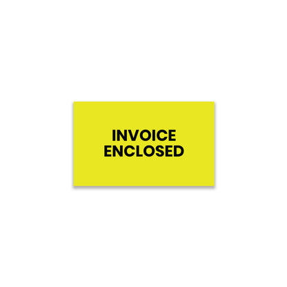 Invoice Enclosed - Enclosed Labels Roll - 3"x5"