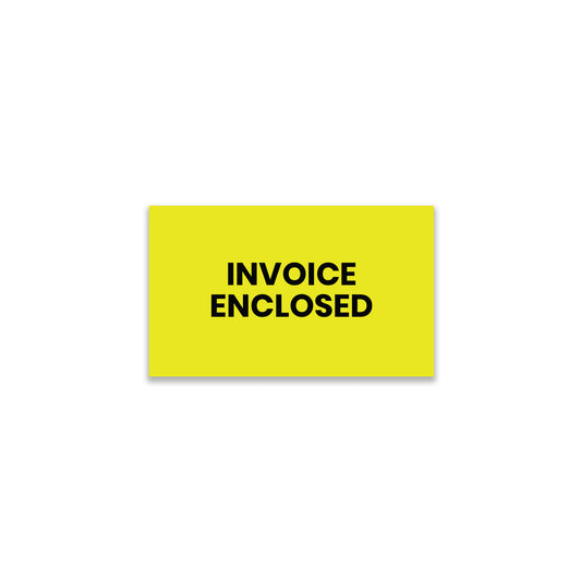 Invoice Enclosed - Enclosed Labels Roll - 3"x5"