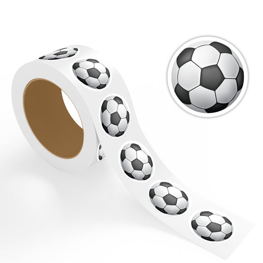 Soccer Ball - 500 Labels/Roll - 2"x2"