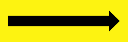 StickerJet Yellow Arrow – OSHA Quality Control Roll Labels – 1x3" Rectangle Labels – 500 Qty/Roll – Paper, Easy Peel And Stick, Strong Adhesive, Made In USA