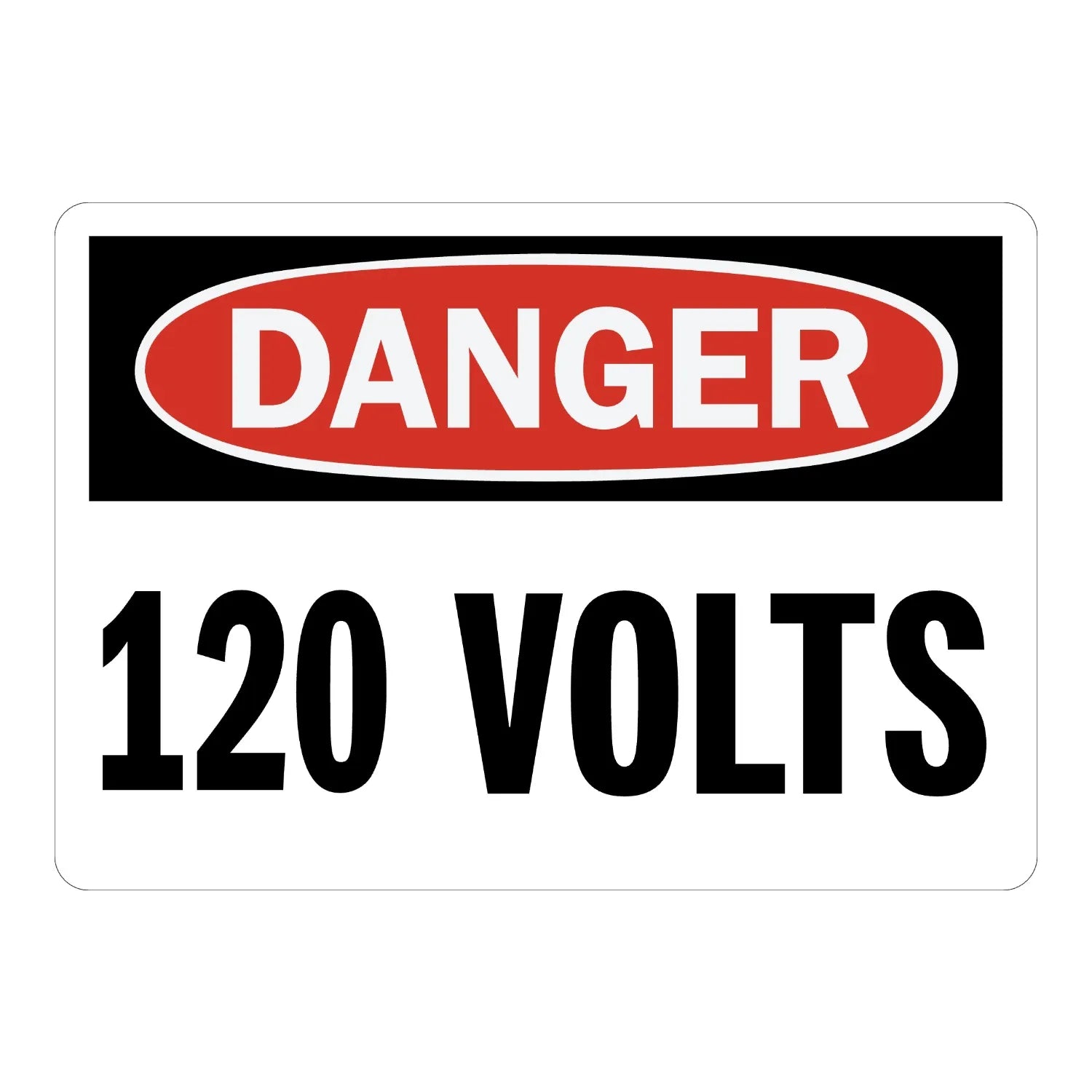 OSHA Danger: 120 Volts