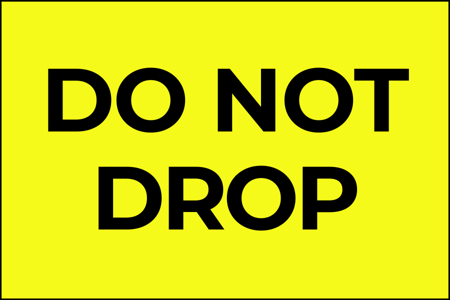 Do Not Drop - Do Not Labels Roll - 3"x5"