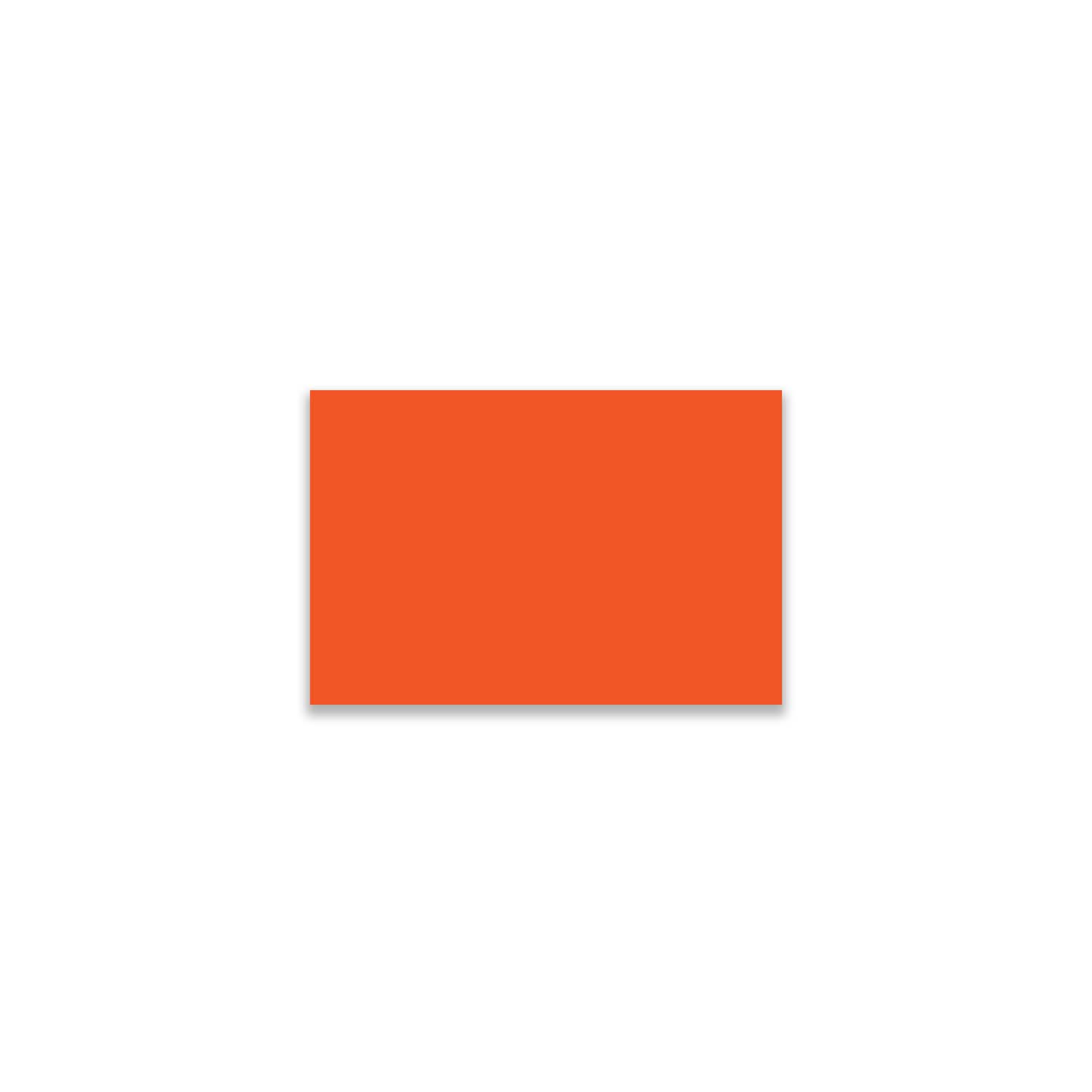 Fluorescent Red Color Code Rectangle Labels