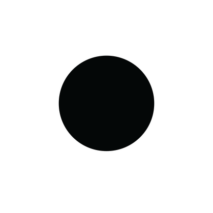 "Black Dot Labels, single solid round colored dot sticker for inventory and color coding on white background."