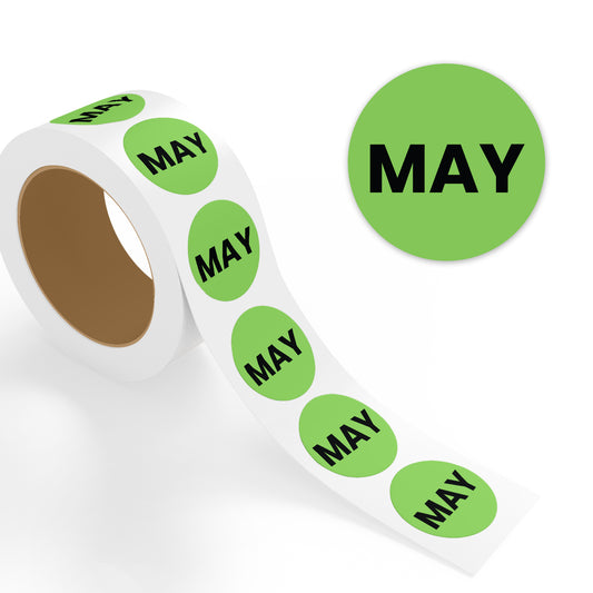 May (Circle) - Month Labels