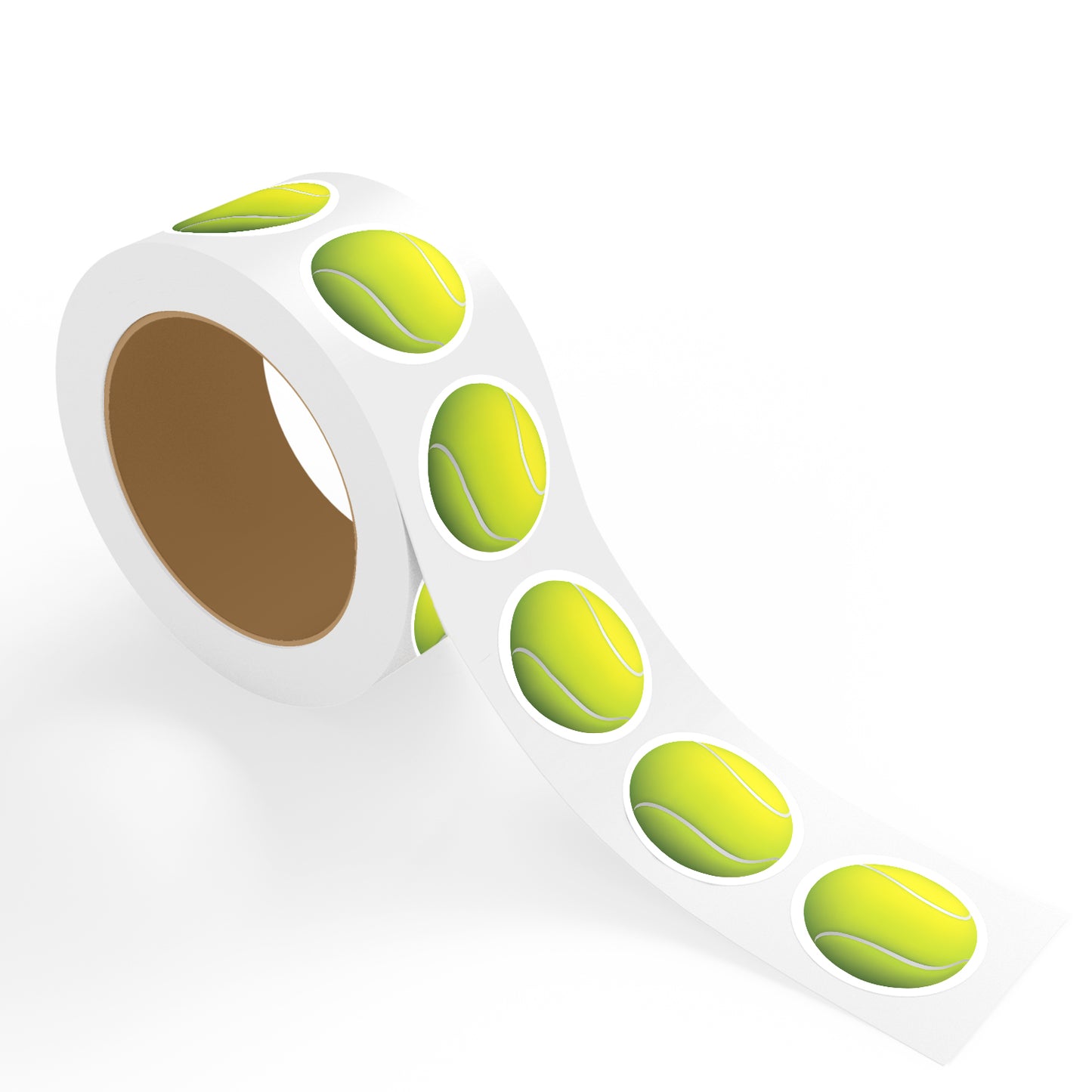 Tennis Ball - 500 Labels/Roll - 2"x2"