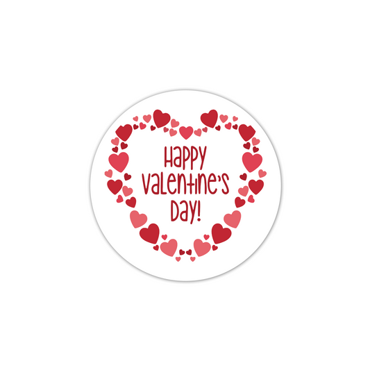 Valentine’s Day - 500 Labels/Roll - 2"x2" - Style 4