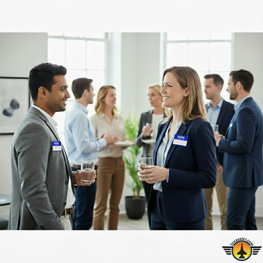 Name Tag - 500 Labels/Roll - 2"x3" - Blue (Copy)- Milli Trial