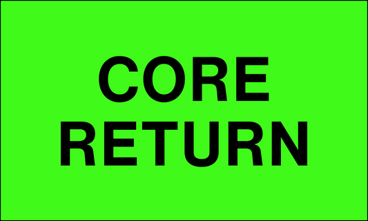 StickerJet Core Return – OSHA Receiving Labels – 3"x5" Rectangle Labels – 500 Qty/Roll – Paper, Easy Peel And Stick, Strong Adhesive, No Residue, Made In USA