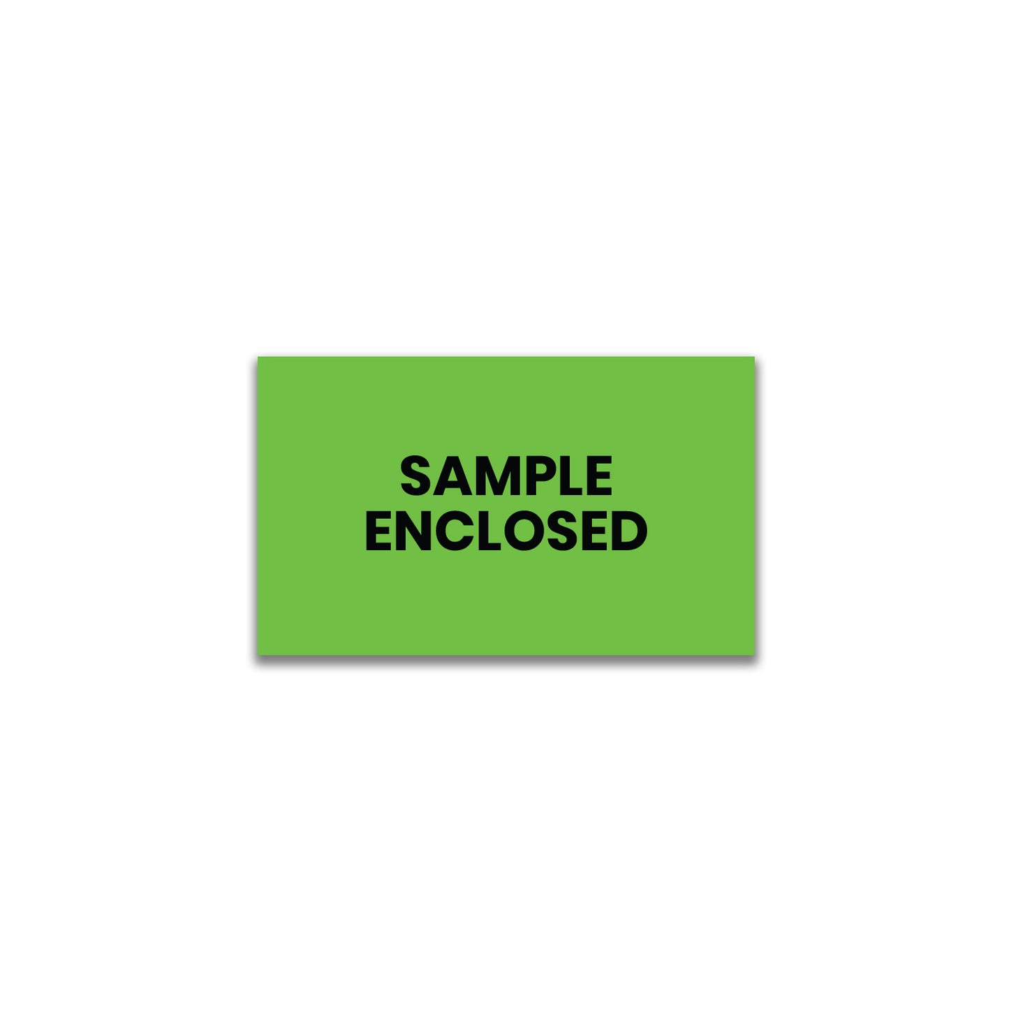 Sample Enclosed - Enclosed Labels Roll - 3"x5"