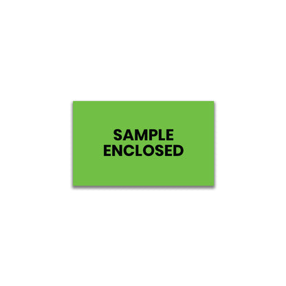Sample Enclosed - Enclosed Labels Roll - 3"x5"
