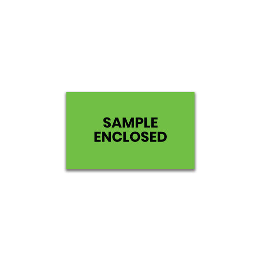 Sample Enclosed - Enclosed Labels Roll - 3"x5"