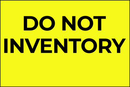 Do Not Inventory - Do Not Labels Roll - 3"x5"