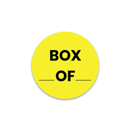 StickerJet Box _Of_ – OSHA Shipping Control Roll Labels – 2" Circle Labels – 500 Qty/Roll – Paper, Easy Peel And Stick, Strong Adhesive, Made In USA