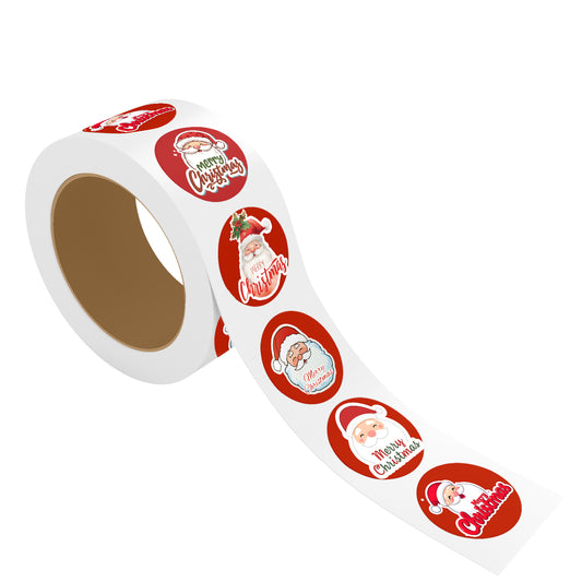 Christmas - 500 Labels/Roll - 2"x2" - Style 3