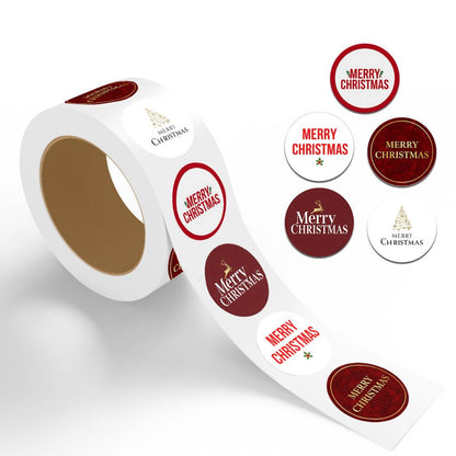 Christmas Sticker – Merry Christmas Text Design