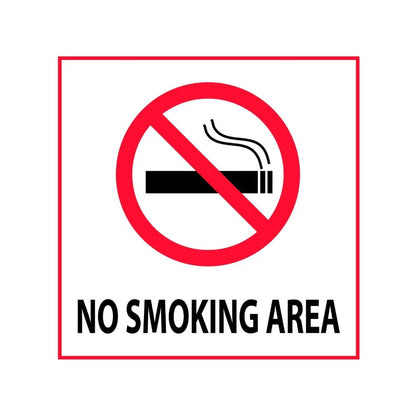 No Smoking Sign Stickers