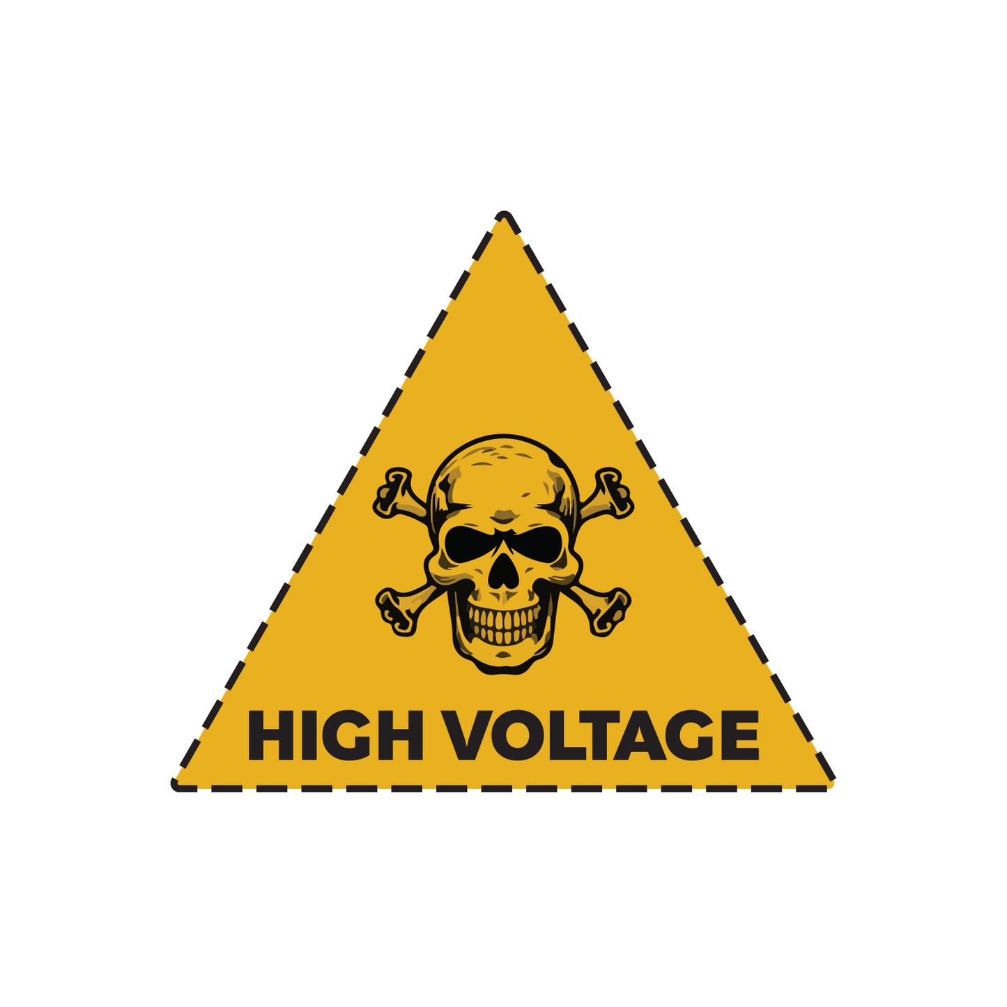 High Voltage - 2-Pack Individually Cut Stickers - 4" x 4"