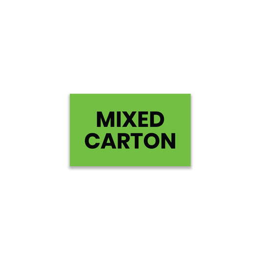 Mixed Carton (Green) - Mixed Labels