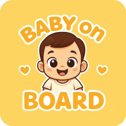 Baby On Board Sticker – Real Baby Photo Design