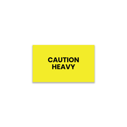 Caution Heavy - Shipping Labels Roll - 3"x5"
