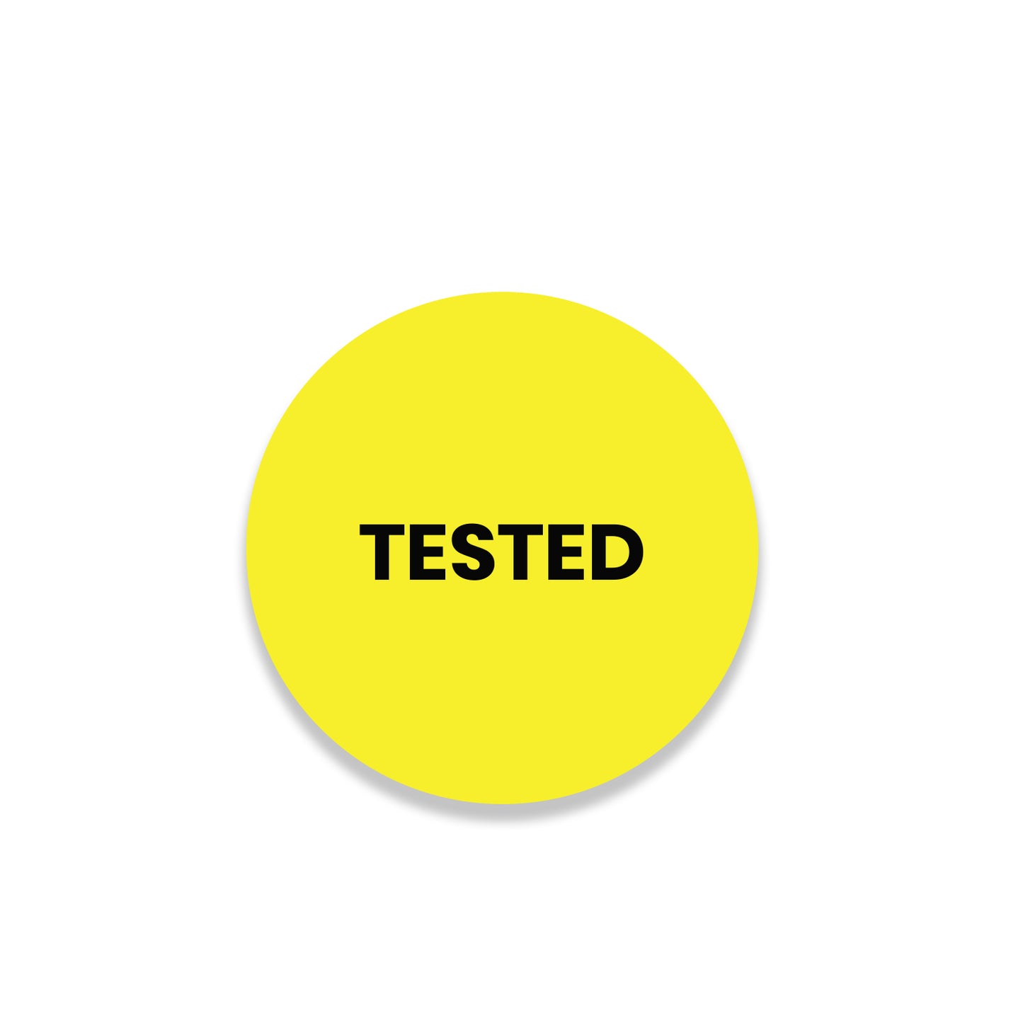 StickerJet Tested – OSHA Quality Control Roll Labels – 2" Circle Labels – 500 Qty/Roll – Paper, Easy Peel And Stick, Strong Adhesive, Made In USA