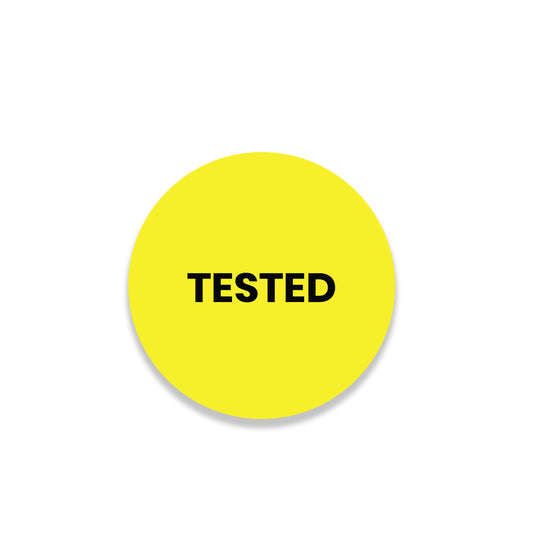 StickerJet Tested – OSHA Quality Control Roll Labels – 2" Circle Labels – 500 Qty/Roll – Paper, Easy Peel And Stick, Strong Adhesive, Made In USA