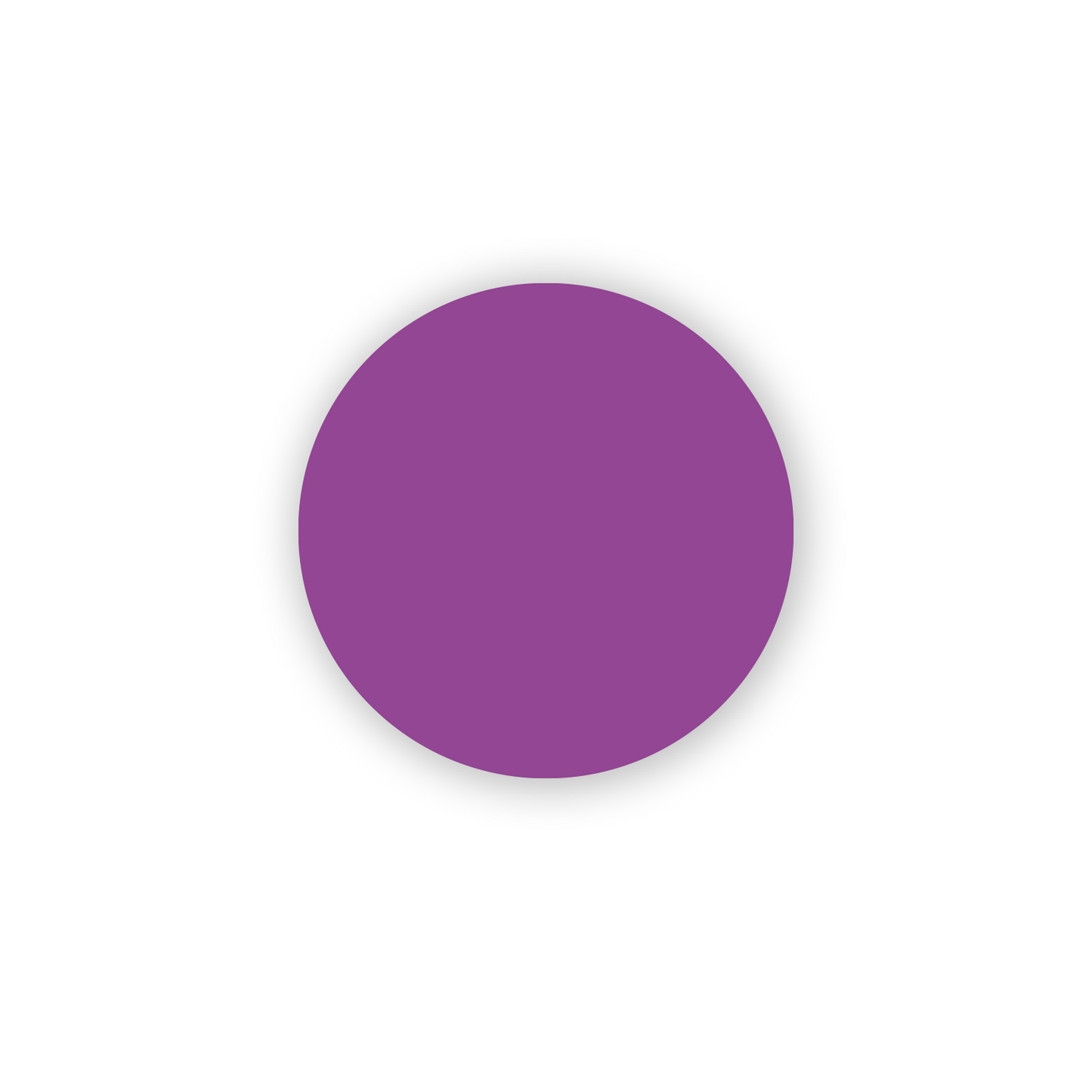 "Purple Dot Labels, single solid round colored dot sticker for inventory and color coding on white background."