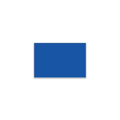 "Royal Blue Color Code Rectangle Labels, single solid rectangular colored label sticker for inventory and color coding on white background."