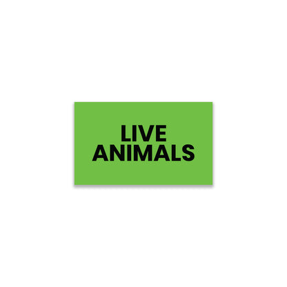 Live Animals - Shipping Labels Roll - 3"x5"