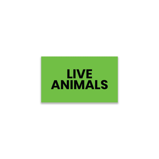 Live Animals - Shipping Labels Roll - 3"x5"