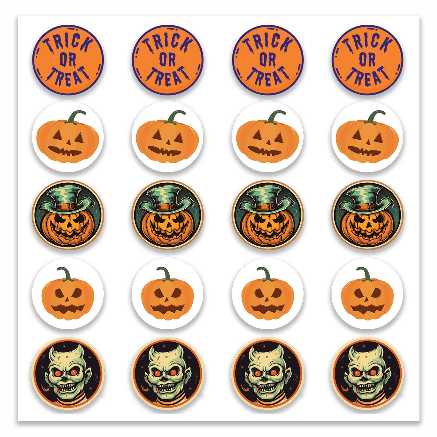Halloween - Roll / Sheet - 2"x2"