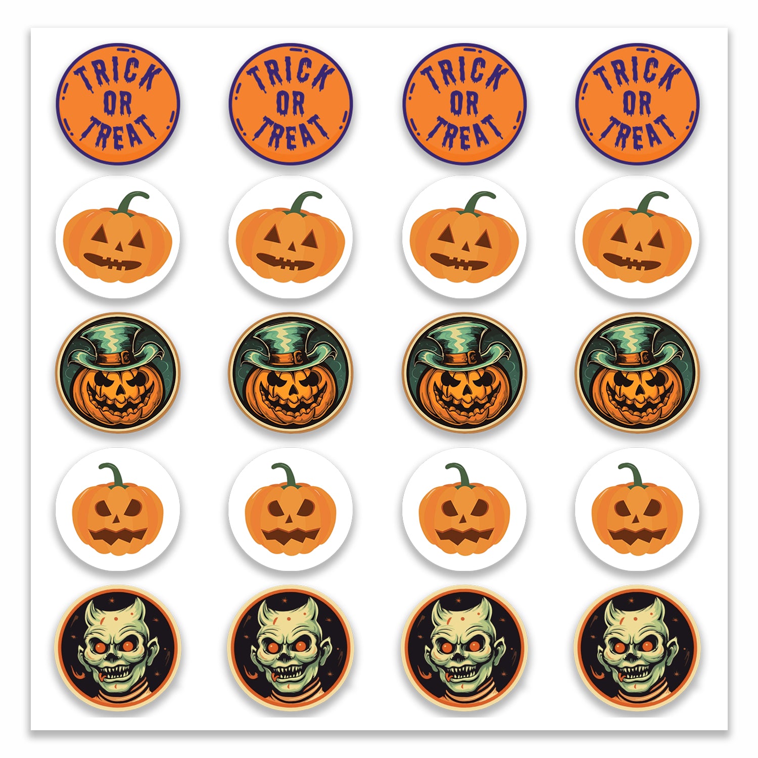 Halloween - Roll / Sheet - 2"x2"