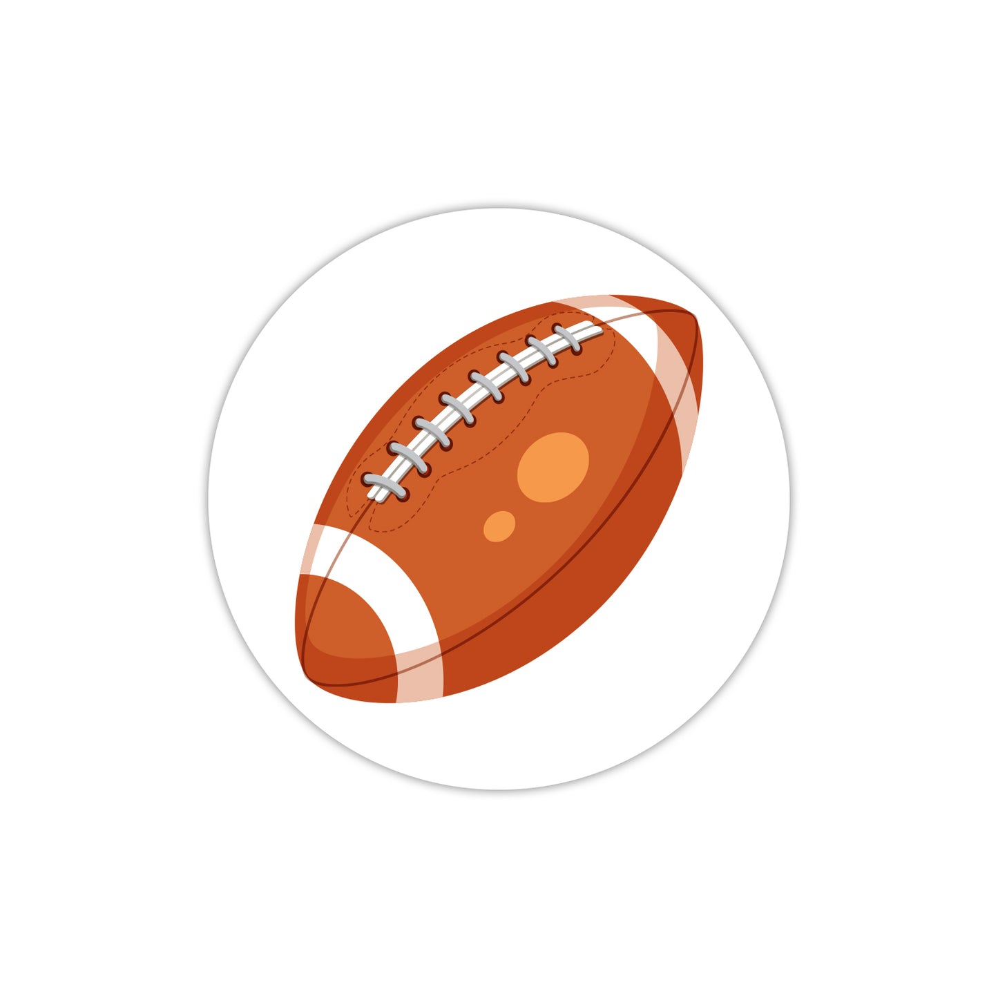 American Football - 500 Labels/Roll - 2"x2"