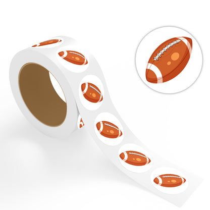 American Football - 500 Labels/Roll - 2"x2"