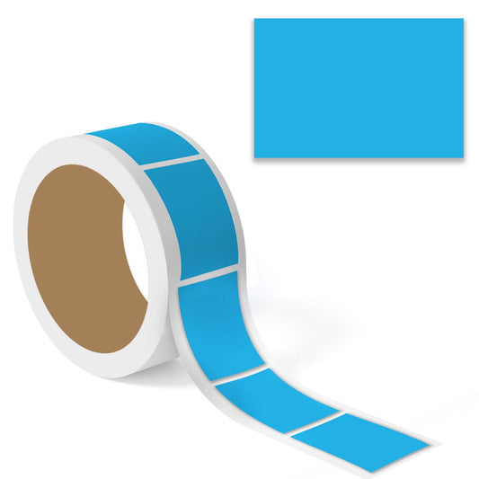 Light Blue Color Code Rectangle Labels