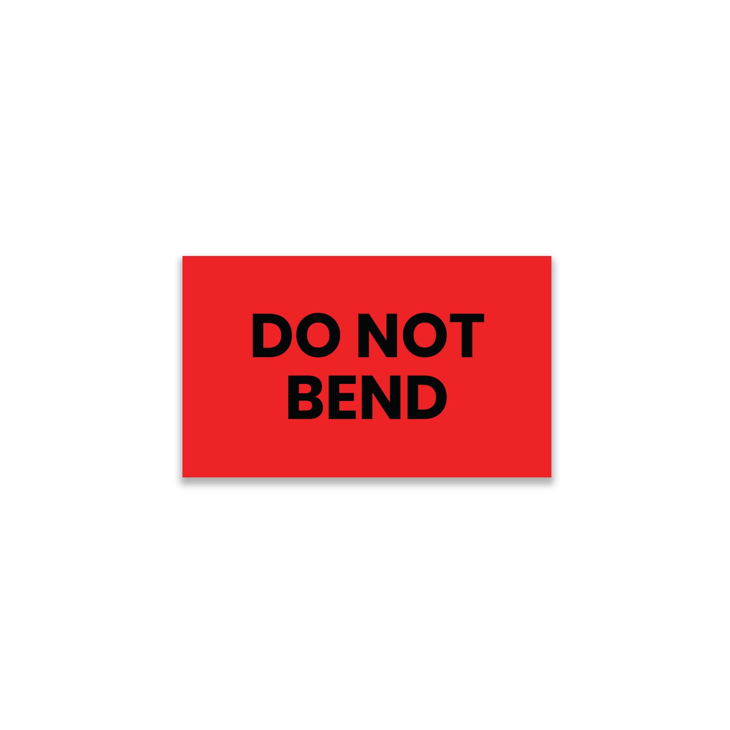 Do Not Bend - Do Not Labels Roll - 3"x5"