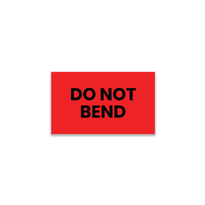 Do Not Bend - Do Not Labels Roll - 3"x5"